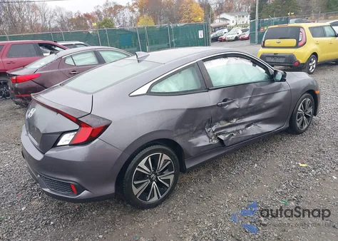 2017 Honda Civic Ex-T из США, поврежденный, VIN 2HGFC3B30HH354054